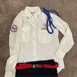 Vintage 80s Gay Foundation Uniform Great American Yankee Foundation Shirt Pants